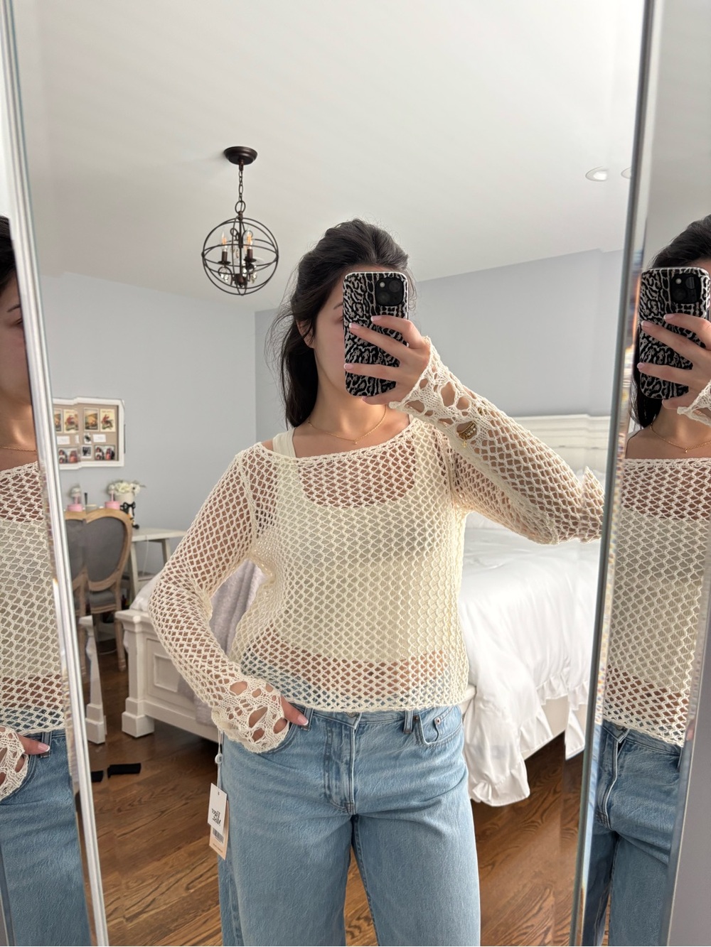 Tigermist Tamera Knit Top in Cream